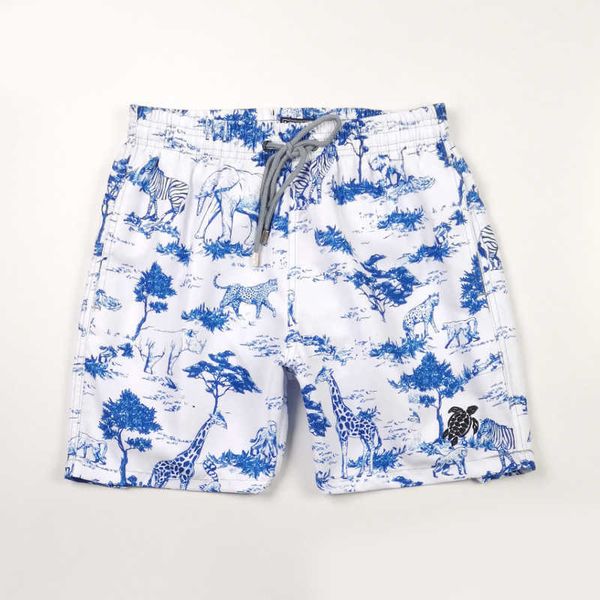 

vilebrequin designer shorts mens animal printed beach pants summer fashion womens casual short 0i27, White;black