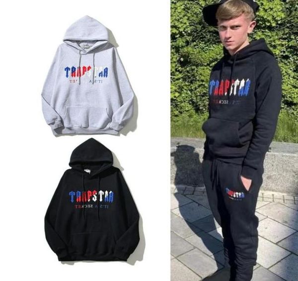 

mens tracksuits fw22 tracksuits men women tracksuit brand printed streetwear sportswear warmtwo pieces set hoodie pants j2845835, Gray