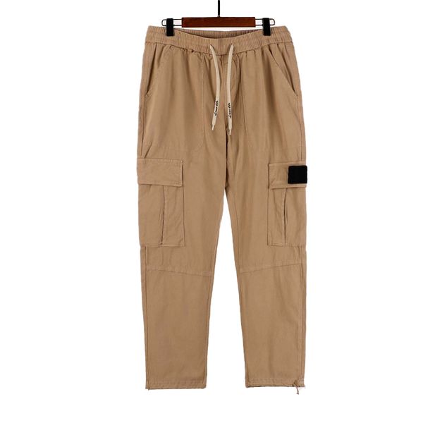 

TOPSTONEY Autumn Casual Pants Men Korean Version Trend Straight Pants Loose Sport Joker Overalls, Sandybrown