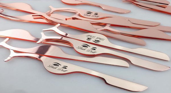 

new 2020 false eyelash tweezers fake eye lash applicator eyelash extension curler nipper auxiliary clip clamp makeup tools1315632