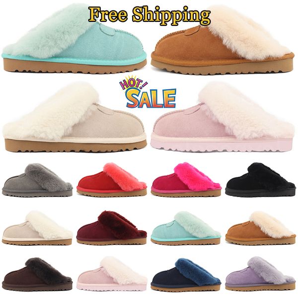 

australia classic slippers fluffy furry warm slipper australian boots khak black beige men women slides indoor outdoor winter snow shoes