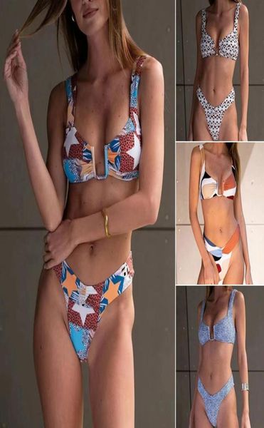

fashion designer women swimwear mini brazilian swimsuit bikini set thongs beach party digital print bathing suit yout9240276, White
