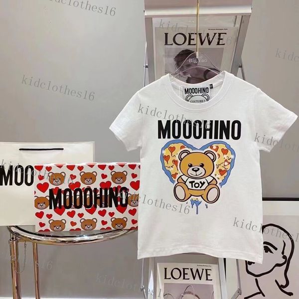 

new t-shirts baby designer kids tshirts summer girls boys fashion tees children kids casual letters printed t shirts luxury brand 2023 tee, Blue