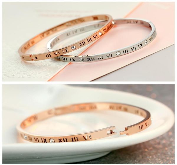 

2021 new style silver rose 18k gold 316l stainless steel screw bangle bracelet with screwdriver and original dust bag screws never2372230, Black