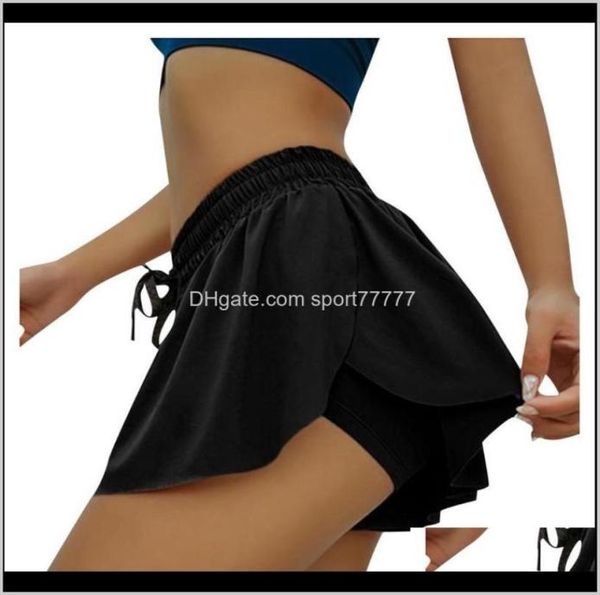 

yoga outfits outfits exercise wear athletic women doublelayer high waist tight sports short pants workout y9779235, White;red