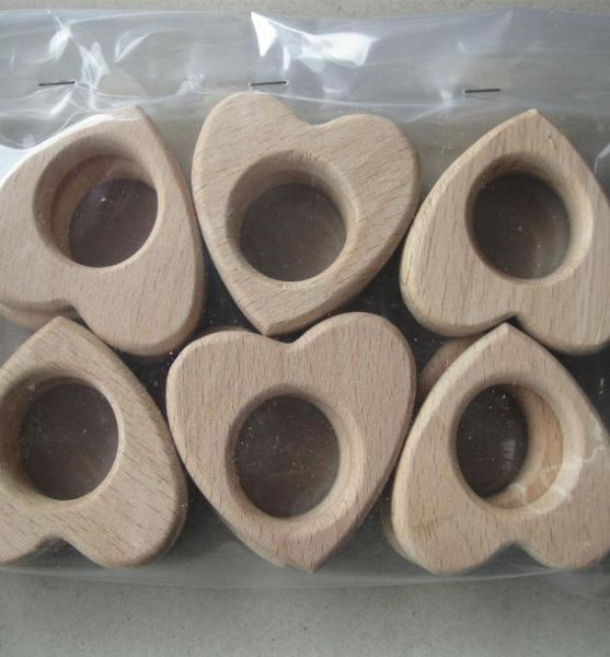 

12pcslot beech wooden teether unfinished hand crafted heart rings wood beads engraved heart diy accessories8993170, Black