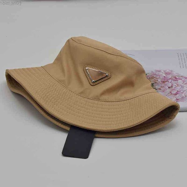 

hat brand correct pr letter triangle iron fisherman hat yang mi same style star tide, Blue;gray