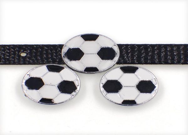 

whole football soccer zinc alloy 10mm slider charms diy accessories fit 10mm pet collar wristband sl4975811840, Bronze;silver
