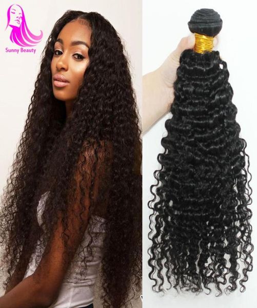 

pervian kinkys curly hair 4 bundels lot human hairs weaves wet and wavy extension machine double weft full head6651639, Black