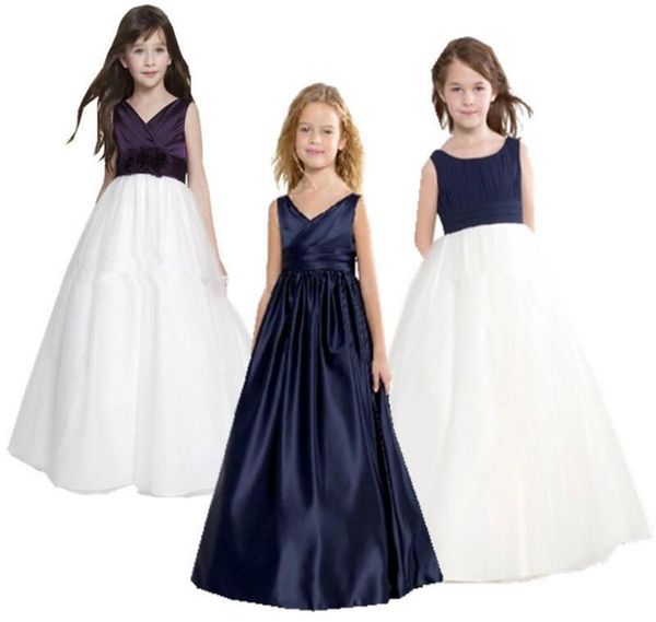 

the new girl dress children039s wedding flower girl dress the princess age of bitter fleabane bitter fleabane skirt birthday ev7761800, White;blue