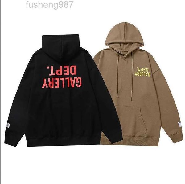 

new galleries mens hoodies sweatshirts designers fashion trend depts classic letter printed hoodie womens high street cotton pullover cloth, Black