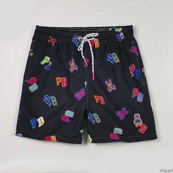 

designer psychos shorts clothing apparel mens womens bunnys pants cotton sports fashion animal printed skull rabbit short street style tide, White;black