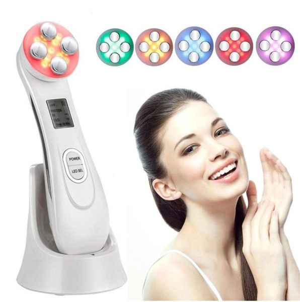 

mesotherapy electroporation rf radio frequency led pon facial beauty machine face lifting tighten eye skin massager9801201