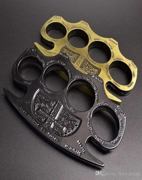 

high hardness hell detective constantine brass knuckle outdoor edc tools knuckles duster buckle break window selfdefense tool5227324081