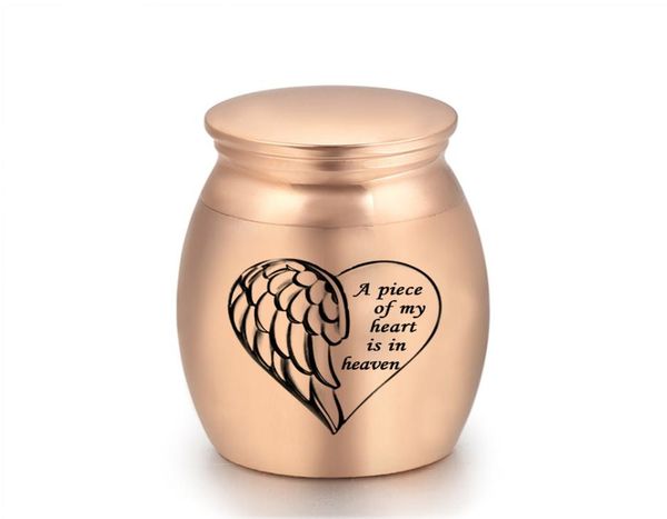 

16 x 25 mm aluminum alloy small keepsake urns for ashes mini cremation urns for ashes ashes holdergod has you in his arms8328547, Silver