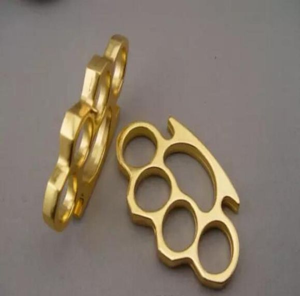 

new 1pcs thick thick 12mm brass knuckles knuckle duster gold silver 6691730