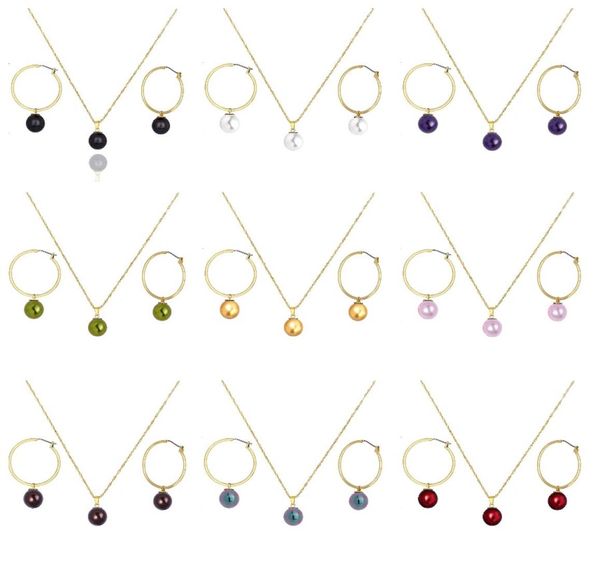 

hawaii polynesia jewelry sets style necklace earring for women fashion whole black earrings and necklaces pendant1123679, Silver