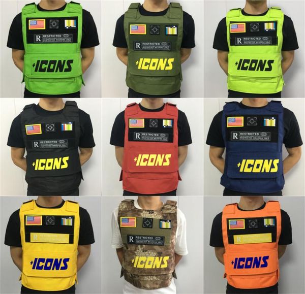 

in stock outdoor tactical vest sleeveless mens outdoor fashionable hunting game oxford vest 150cm185cm3268348, Black;green