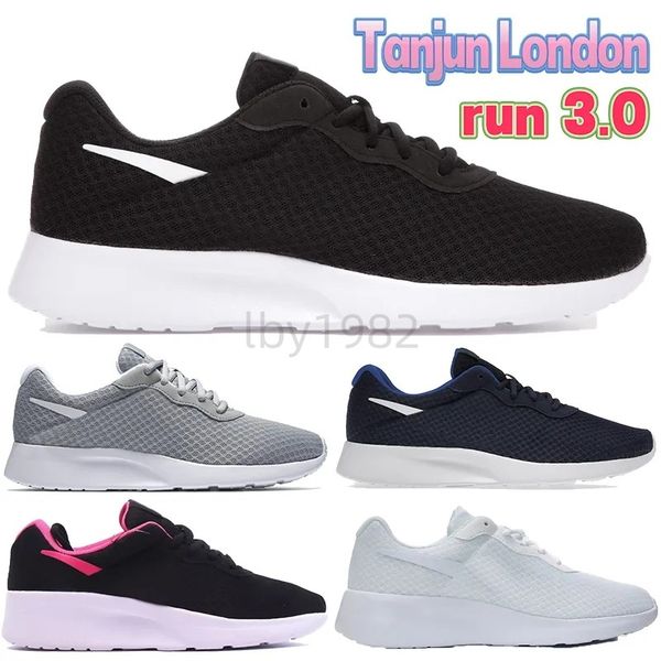 

tanjun london run 3.0 running shoes mens designer sneakers triple black white wolf grey midnight navy sport red fuchsia fashion outdoor men