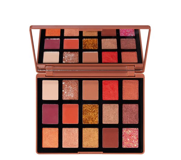 

beauty matte pearl glitter glittering earth color 15 color eye shadow palette eye shadow makeup, many style choices, support custom logo