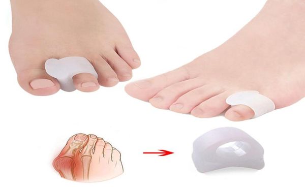 

10pcs toe separators bunion pads hammer toes straightener toe spacers corrector for overlapping toes and drift pain hallux valgus6581740