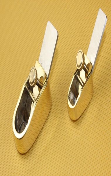 

2 pcs different sizes mini brass planes violinviola making tools4545870