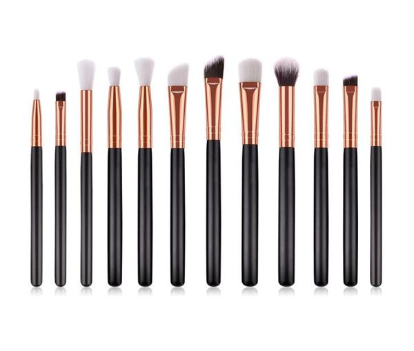 

12pcs makeup brushes set eyeshadow eyeliner concealer blusher contour foundation powder cosmetic brushes set tool dhl tm1494727455