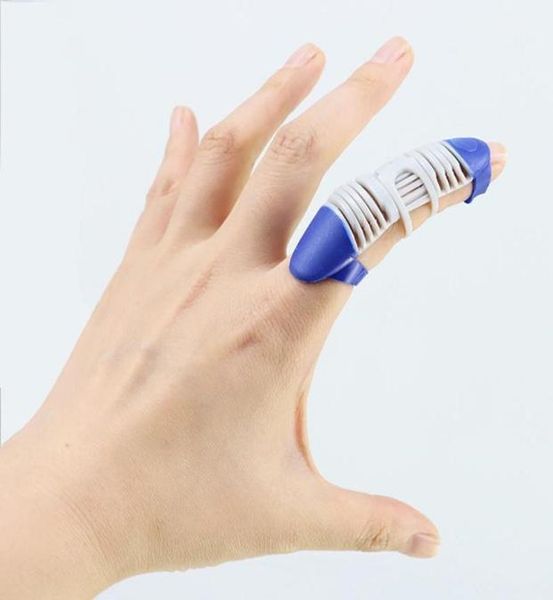 

finger brace support posture corrector 2 sizes aluminium hand splint recovery pain bending deformation correction7945456, Black;red