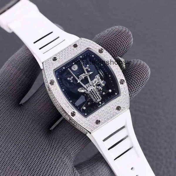 

aluxury watch date lluxury mens mechanical watch richa milles business leisure mantianxing series automatic fine steel tape trend swiss move, Slivery;golden