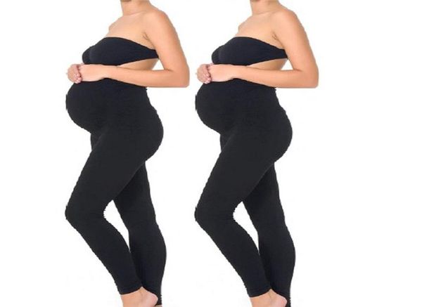 

women039s casual maternity legging elastic sports legging clothes for pregnant women yoga pants stretch pregnancy trousers3701461, White
