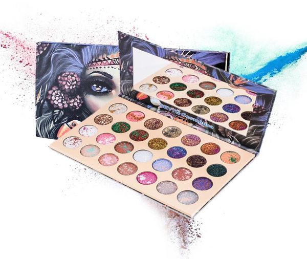 

beauty 28 colors eye shadow ichthyogram eyeshadow plate pearl matte gold onion sparkle eyeshadow plate4475887