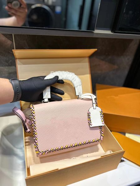 

2023 new designer women's crossbody bag luxury classic vintage chain decoration handheld crossbody bag