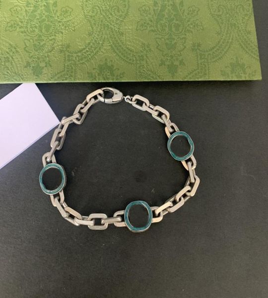 

unique design fashion letter belt snap bracelet green enamel silver plated vintage bracelet supply nrj2341165, Golden;silver