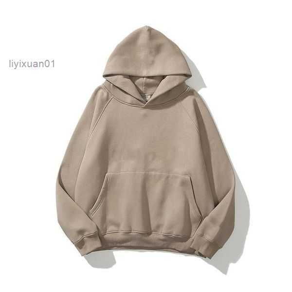 

essentail hoodie warm designer hoody mens1977 lovers suit hooded mens women streetwear pullover sweatshirts loose jumper reflective tryf, Black