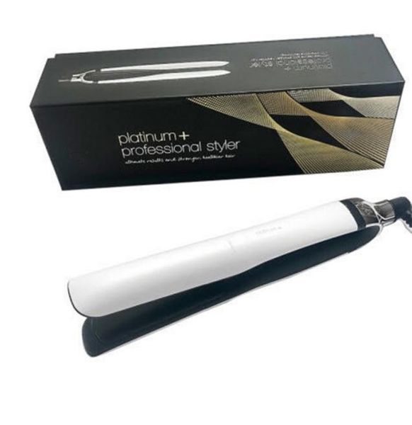 

2020 platinum hair straightener ceramic flat iron professional hair styler hair curler straightener plate tools4433743, Black