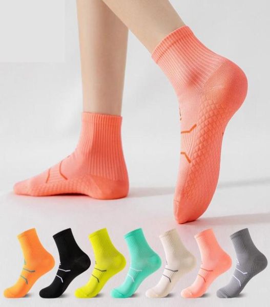 

sports socks professional running fitness short women men sweatabsorbent antifriction breathable compression quarter4506905, Black