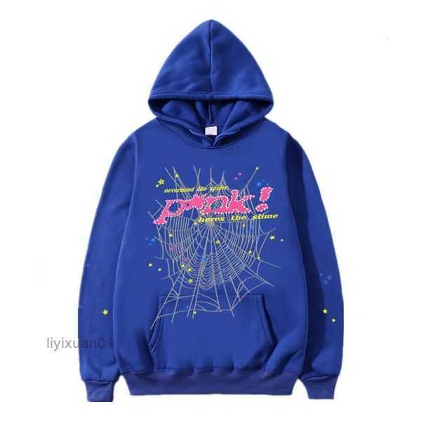 

spider men's hoodies sweatshirts black brown hoodie sports suit real p tracksuit web pullovers sp5der 555555 sweatpants gq51