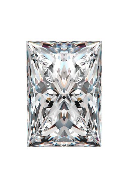 

015ct60ct25mm10mm princess cut df color vvs with a certificate for setting moissanite stone 3ex cut loose diamond4715025, Black