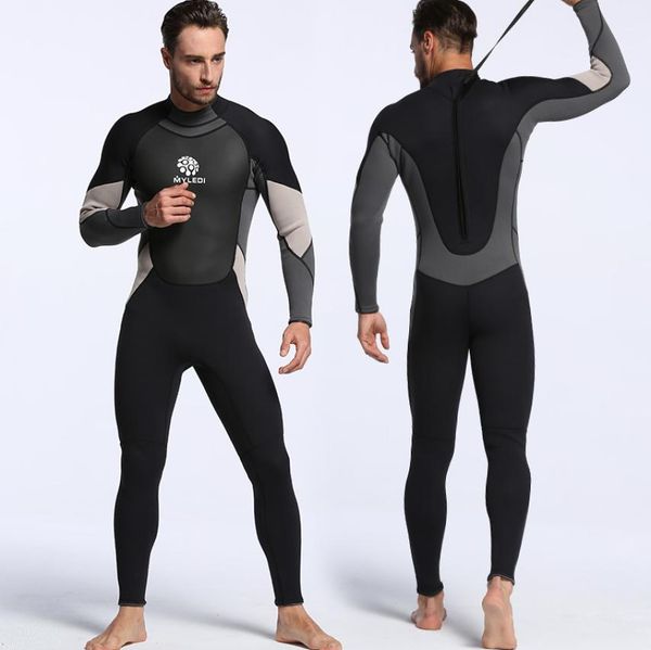 

new arrival selling men039s 3mm professional diving wetsuit one piece long sleeve snorkeling surfing wetsuit9024181