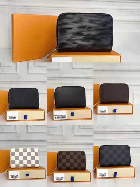 

2023 new rs wallets cardholder plaid style luxurys mens wallet designers women wallet high-end luxurys designers wallet with box aaaaa, Red;black