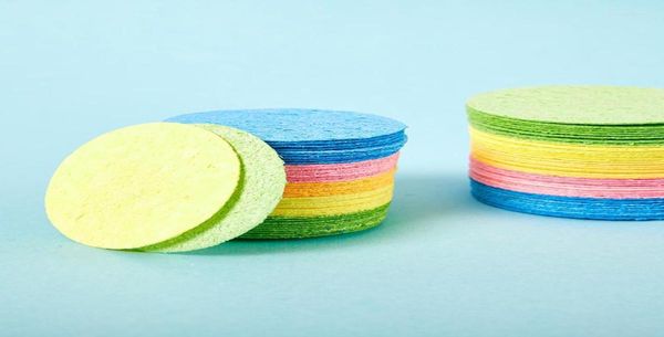 

makeup sponges 10050pcs compressed natural cellulose facial cleansing skin care tools sponge removal cotton face washing brush7262237