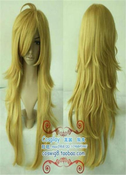 

new wig cosplay panty and stocking light golden wig012346954522, Black