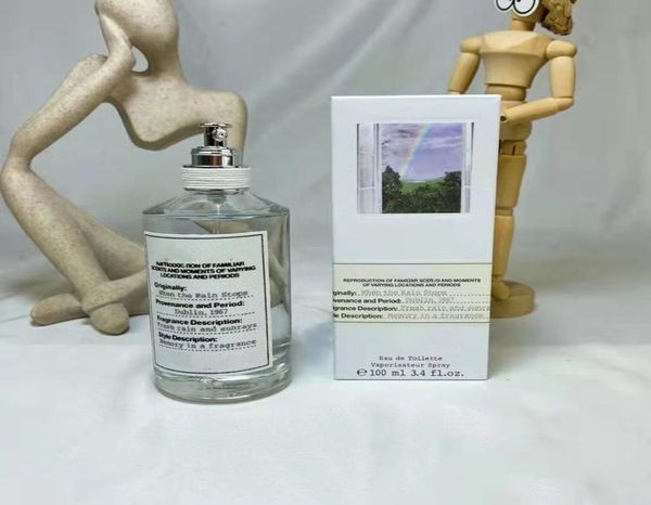 

s limited women men perfume fragrance when the rain s 100ml man designer gentlemen fragrances high version qual3183899