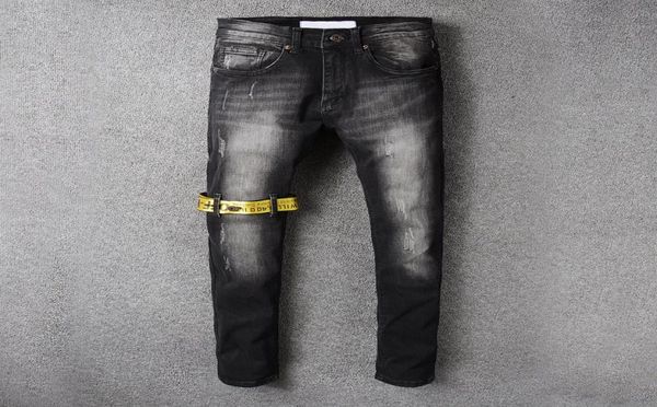 

american style off jeans men039s brand slim skinny casual jeans men039s large size cotton quality fashion new white jeans pe8056970, Blue