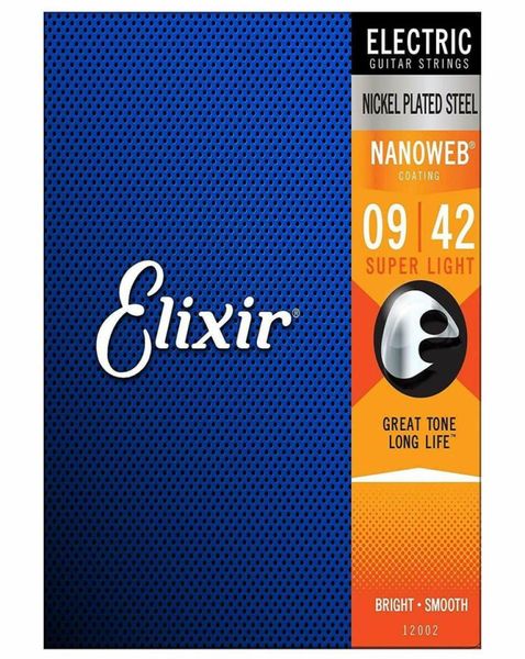 

1 setelixir 12002 nanoweb super light electric guitar strings 9425119429