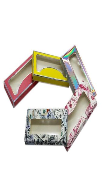 

new 100pcs whole false eyelash packaging cardboard box pink custom logo 3d mink eyelashes holography boxes empty box6605932
