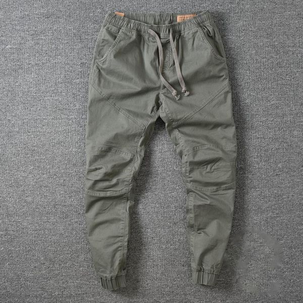 

men's pants trousers mid waist stretchy sporty vintage cropped 230715, Black