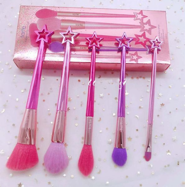 

makeup brushe 5 pcs set mermaid brushs holder blusher brushs eye shadow brush makeup brush tools powder contour brushes 9908851
