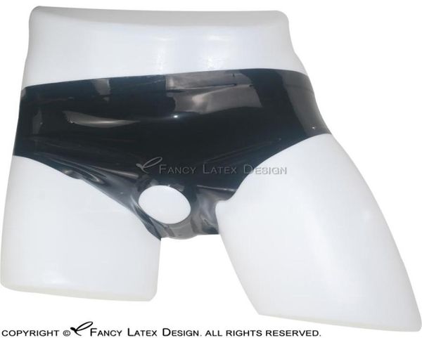 

black latex underwear with holes rubber briefs panties jock strap underpants pants plus size 00268503829, Red;black