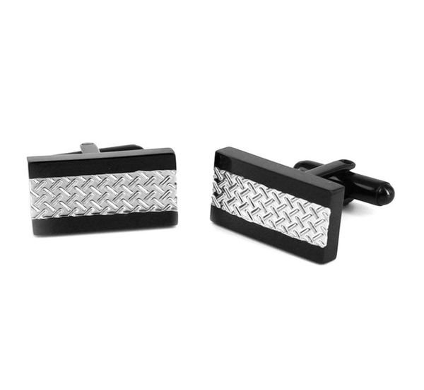 

316l stainless steel square cuff links french shirt cufflinks metal cufflinks tuxedo shirts business wedding vichok2563200, Silver